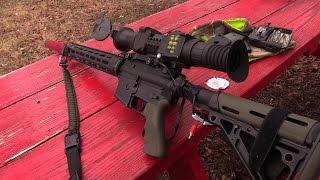 Sighting in the Pulsar Apex 75a Thermal Scope- .223 Suppressed