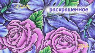 РАСКРАШЕННОЕ за март 2023 What I Colored in March Сompleted Coloring Pages Coloring Book SenaiS Art
