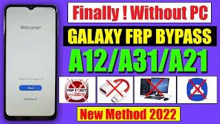 All Samsung FRP Bypass Android 11  Without PC, New Method 2022