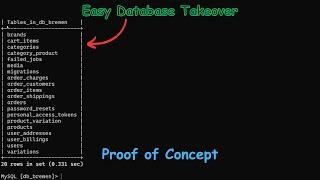 Easy Database Takeover | PoC | #bugbounty