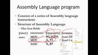 Introduction to assembly language programming of 8051