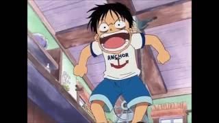 One Piece - Luffy Eats The Gum-Gum fruit English Dub
