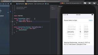 SwiftUI DatePicker tutorial