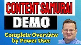 Content Samurai Review Tutorial | Complete Walkthrough of Content Samurai