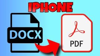 how to convert docx to pdf in iphone