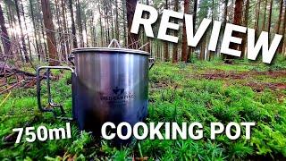 Wild Camping International 750ml Stainless Steel Cooking Pot (Gear Review)