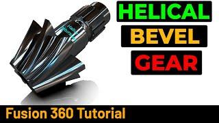 Fusion 360 Tutorial - Helical Bevel Gear