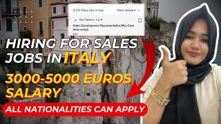 ITALY WORK VISA SALES JOBS COMPLETE PROCESS #europe #job #italy