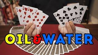 Learn this Simple Card Trick - "Oil & Water" (Magic Tutorial)