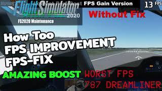 FS2020 How to Boost FPS-Fixer