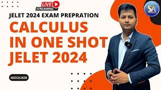 Math Calculus in One Shot Question Practice | Jelet 2024 Exam Preparation | Suvajit Academy