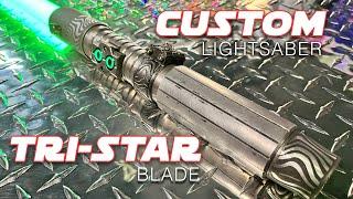 Custom Lightsaber with CFX and TRI-STAR Pixel Blade for Chuck