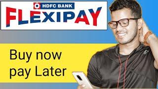 HDFC Bank FlexiPay || Buy now Pay Later By HDFC Bank || How To Checks HDFC Bank FlexiPay Eligibility
