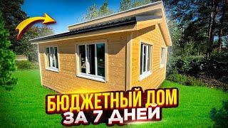 Бюджетный Каркасный Дом. ДАЧНЫЙ ДОМИК 6х6 м. Стоимость. СК Новгородский Дом