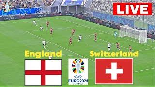 LIVE : ENGLAND vs SWITZERLAND I EURO 2024 QUARTER FINAL I FULL STREAMINGI eFOOTBALL PES 21 GAMEPLAY