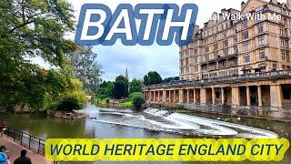 BATH England virtual walk in old ROMAN City