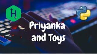 184 - Priyanka and Toys | Greedy | Hackerrank Solution | Python