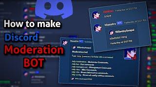 How to make Snipe Bot and Moderations Commands | No Coding | Replit 24/7