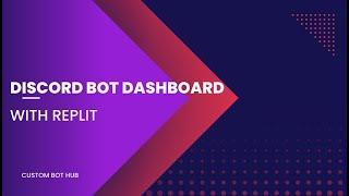 [2023] How to Make Discord Bot Dashboard with Replit EZ