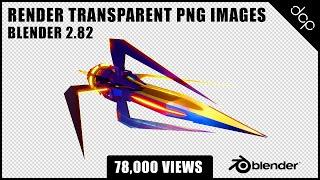 How to render transparent PNG images using Blender 2.8