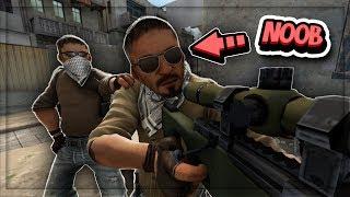 Teaching a Noob to play CSGO || CSGO Funny Moments Deleted Scenes w/ The Content Crew