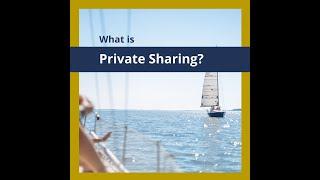 What is private sharing?