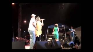 Donovan Marcelle & Karen Cobb performing with Jennifer Hudson