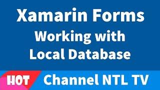 Xamarin Forms Local Database