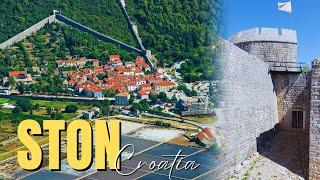 Explore ancient walls and saltpans of Ston in Pelješac peninsula, Croatia