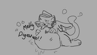 Melty digestion 🫧 (Vore animation w/ sounds)