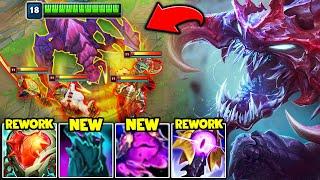 SEASON 14 TANK ITEMS JUST BROKE CHO'GATH! (OVER 10,000 HP, REWORKED HEARTSTEEL)