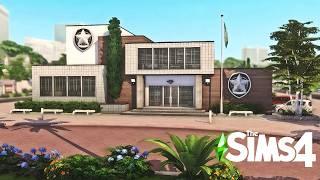 Willow Creek Modern Police Station | The Sims 4 Stop Motion | No CC