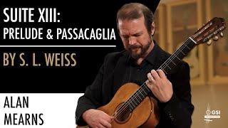 S.L. Weiss' "Suite XIII: Prelude & Passacaglia" played by Alan Mearns on a 2024 Wolfgang Jellinghaus