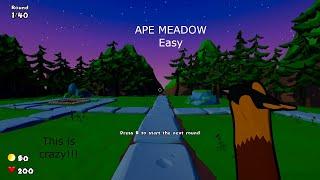 Apes VS Helium-Ape Meadow-Easy