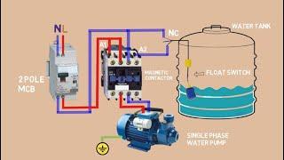 float switch wiring diagram for water pump