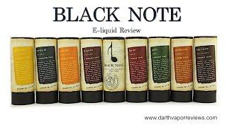 Black Note: E-Liquid & "The Notebook" Review