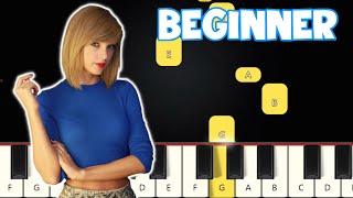 Exile - Taylor Swift ft Bon Iver | Beginner Piano Tutorial | Easy Piano