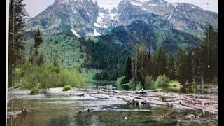 Landscape Painting step by step with George Coll part one String Lake Outlet Teton N.P.