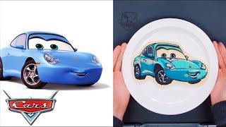 How To Make a Sally Carrera Pancake | Dancakes | Pixar Cars