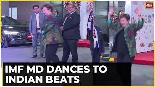 Watch IMF MD Dances To Indian Beats On Arrival For G20 Summit Meet