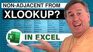 Excel XLOOKUP Return Non Adjacent Columns - Episode 2488