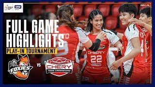 FARM FRESH vs. CHERY TIGGO | FULL GAME HIGHLIGHTS | PLAY-IN TOURNAMENT | PVL ALL-FILIPINO CONFERENCE