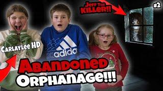 JEFF the KILLER  @Carlaylee  ESCAPE the ABANDONED ORPHANAGE ! Part 2