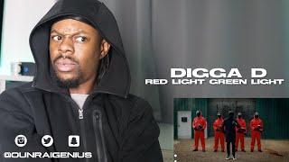 Digga D - Red Light Green Light | Genius Reaction