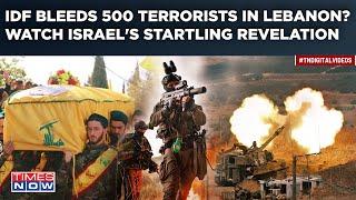 IDF Kills 500 Hezbollah & Hamas Terrorists In Lebanon? Watch Israel's Big Claim Amid Golan Attack