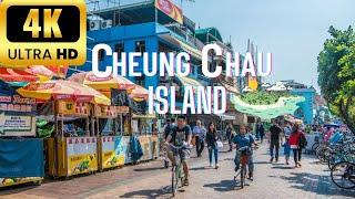 Cheung Chau: A Walking Tour Of Hong Kong Island In 4k (Raining)