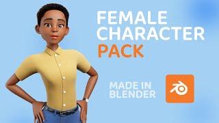 Blender - Jane 3D Character Pack