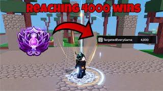 I Got 4000 Wins In Roblox Bedwars!