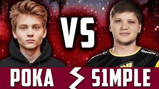 POKA ИГРАЕТ против S1MPLE на FPL