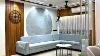 3 Bhk Interior Design at Olive Green Gota, Ahmedabad.